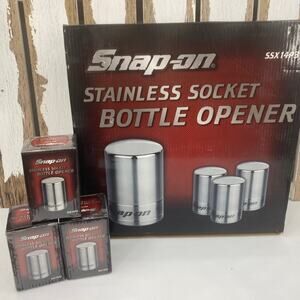 Snap-On Tools Bottle Opener Stainless Socket Bottle Opener SSX14P3 Novelty Item